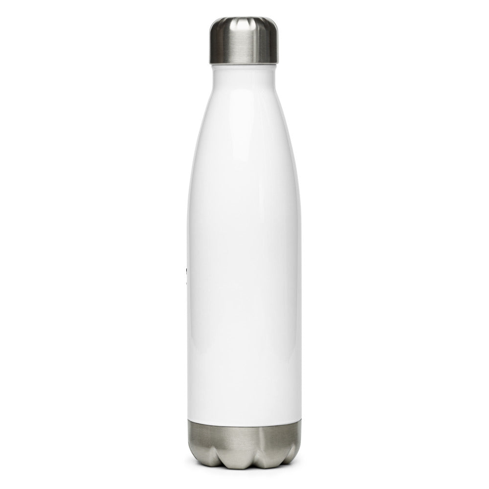‘Less Plastic, More Water’ Stainless Steel Water Bottle