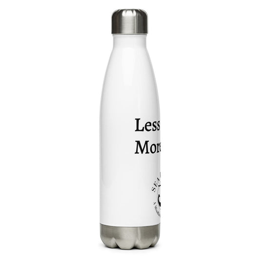 ‘Less Plastic, More Water’ Stainless Steel Water Bottle